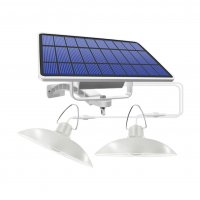 SUNARI Solar-Doppellampe LED FLS-80 6W 520lm 4500K...