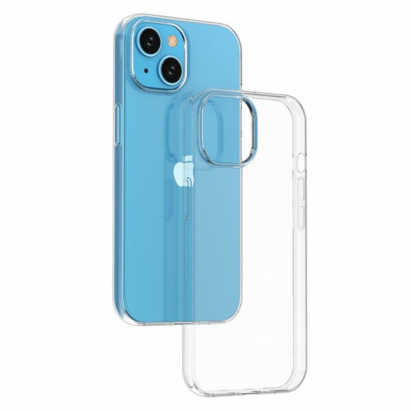 Silikon Hülle 0,5mm Bumper Cover Ultra Clear für iPhone 15 Serie