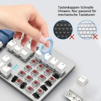 Multifunktionales 7-in-1-Reinigungsset für Kopfhörer und Tastatur Hellblau