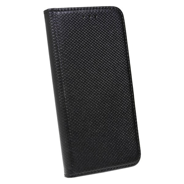 Smart Magnet Tasche Hülle Flip Cover kompatibel mit Motorla Moto G53 Schwarz