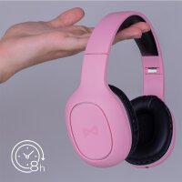 Forever MUSSIO kabellose Kopfhörer Wireless Headset BTH-505 On-Ear Pink