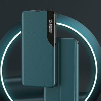 Eco Leather View Buch Tasche Leder Schutzhülle kompatibel mit Redmi Note 12 Pro 5G / Poco X5 Pro(S918B) Blau