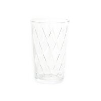 Almina 6er Set Teegläser Trinkglas Saftglas Wassergläser-Set aus Glas transparent