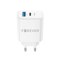 Forever TC-07-30AC PD QC Ladegerät 1x USB-C 1x USB...