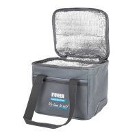 Thermotasche für Lunchbox | Tragbare Picknicktasche | Grau | 18x24x18cm
