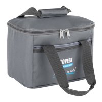 Thermotasche für Lunchbox | Tragbare Picknicktasche | Grau | 16x23x16cm