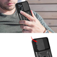 CamShield Armor Hülle kompatibel mit Samsung Galaxy M54 Case Kameraschutz Ringhülle Halter Stoßfest