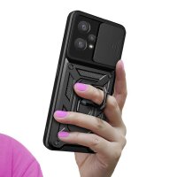 CamShield Armor Hülle kompatibel mit Tecno Spark 10 Pro Case Kameraschutz Ringhülle Halter Stoßfest