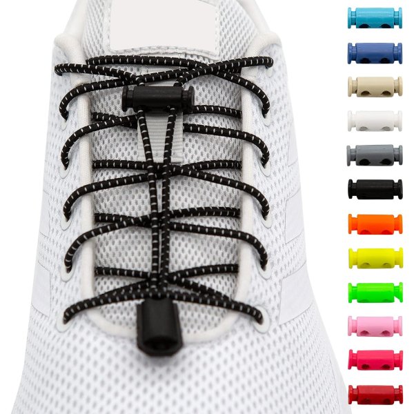 BENMAX SPORTS Hochleistungs-Schnürsenkel ohne Binden Gummi Schuhbänder mit Schnellverschluss