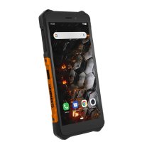 Hammer Iron 3 LTE Smartphone 5,5"-Display, 5000 mAh, IP68 Wasserdicht Schwarz-Orange