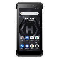 Hammer Iron 4 Smartphone 5,5-Zoll-Bildschirm, 5180 mAh, IP69 Wasserdicht Schwarz-Silber