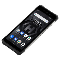 Hammer Iron 4 Smartphone 5,5-Zoll-Bildschirm, 5180 mAh, IP69 Wasserdicht Schwarz-Silber