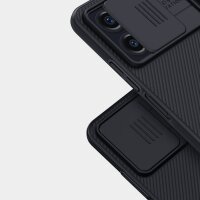 Gepanzertes Hülle kompatibel mit Xiaomi Redmi Note 12 Pro Gehäuse mit Kameraabdeckung Nillkin CamShield Case - schwarz