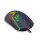 INCA IMG-346 EMPOUSA RGB-Makro-Tasten Professional 6400 DPI 8 Tasten Gaming Maus schwarz