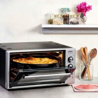 Arzum 1600 W Elektrische Backofen mit Umluft Pizzaofen 50 Liter Volumen