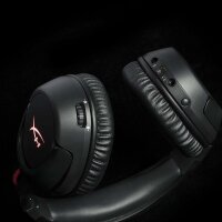 HyperX Cloud Flight — Kabelloser Gaming-Kopfhörer mit langer Akkulaufzeit in Schwarz