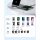 VEGER 3in1 kabellose Ladestation Smartphone, Apple Watch, Airpods Qi 20W Y9 Grau