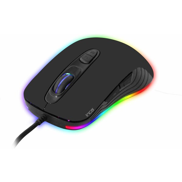 Inca PHALDOR RGB Makro Tastem Professional Gaming Maus schwarz