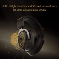 ASUS TUF Gaming H3 Headset (kabelgebunden, virtueller 7.1-Surround-Sound Schwarz / Gun Metal