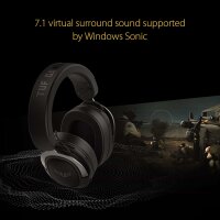 ASUS TUF Gaming H3 Headset (kabelgebunden, virtueller 7.1-Surround-Sound Schwarz / Gun Metal