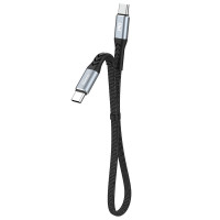 Dudao L10C Kabel USB Typ C - USB Typ C PD100W 0,23 m schwarz (L10C)