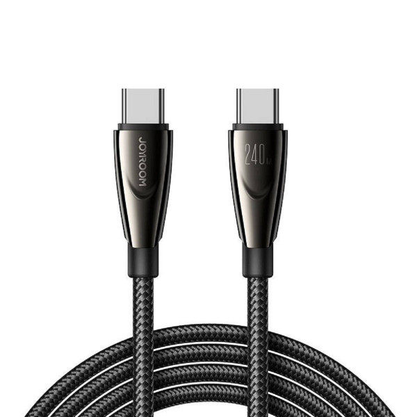 Joyroom Pioneer Series SA31-CC5 USB-C/USB-C-Kabel 240 W 1,2 m – Schwarz