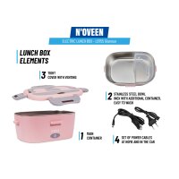 Noveen Elektrischer Essenswärmer Lunchbox Rosa