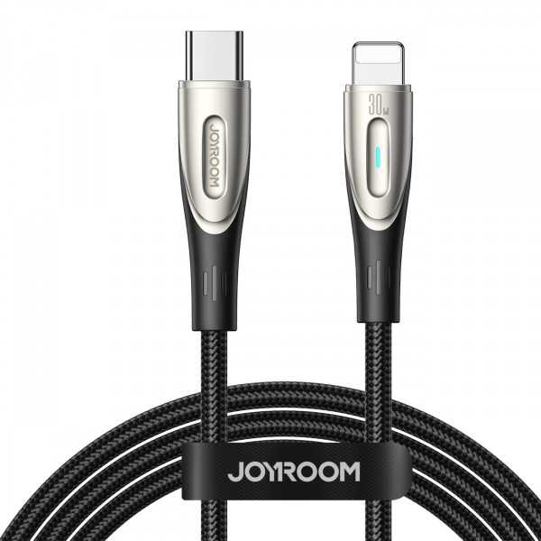 Joyroom Star-Light Series SA27-CL3 USB-C / iPhone-Anschluss 30W Kabel 3 m, 2 m, 1,2 m - Schwarz