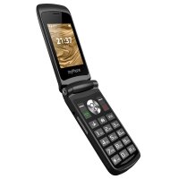 myPhone Waltz Mobiltelefon 2G, 2,4" Display, 800mAh. 0,3 Mpx, SOS Taste Schwarz