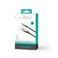 Joyroom Pioneer Series SA31-AL3 Ladekabel USB-A/ iPhone-Anschluss 3A-Kabel 1,2 m – Schwarz