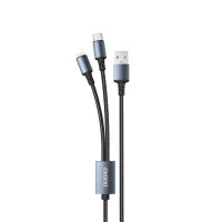 Dudao 2in1 USB-Kabel zum Laden von USB-A - USB-C / iPhone...