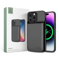 Tech-Protect PowerCase Hülle kompatibel für iPhone 14 / 14 Pro mit intigriertem Akku 4800mAh schwarz