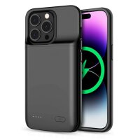 Tech-Protect PowerCase Hülle kompatibel für iPhone 14 / 14 Pro mit intigriertem Akku 4800mAh schwarz