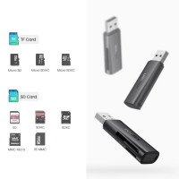 Ugreen CM264 USB 3.0 SD/TF-Kartenleser – USB-A...