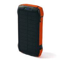 Solar Powerbank B659 mit induktivem Laden 10000mAh 5W orange 5V