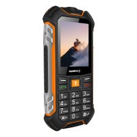 HAMMER Boost Mobiltelefon LTE, 2,4" Display, 3500 mAh, 256 MB Schwarz-Orange