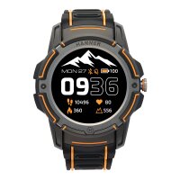 HAMMER Smartwatch Plus Armbanduhr AMOLED-Display, 440 mAh, IP68 Robustheit