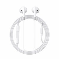 Kabelgebundene In-Ear-Kopfhörer mit Miniklinke und Fernbedienung Joyroom JR-EW01 – Weiß