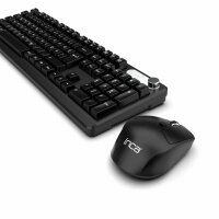 INCA IWS-549U Wiederaufladbare Tastatur und Maus set, wireless Set, Multimedia-Tastatur und Maus Set