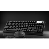 INCA IWS-549U Wiederaufladbare Tastatur und Maus set, wireless Set, Multimedia-Tastatur und Maus Set