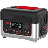 WONDER FULL ENERGY - Tragbare Elektrostation 600W (max. Ausgang) - Lithium-Ionen-Akku 72.800 mAh - Kapazität 270 Wh - 9 Anschlüsse - Für Outdoor-Camping/Wohnmobile/Heim/Balkon