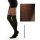 cofi1453® Damen Strumpfhose 40 / 80 Den durchsichtig mit Perlen Baumwollzwickel Schwarz