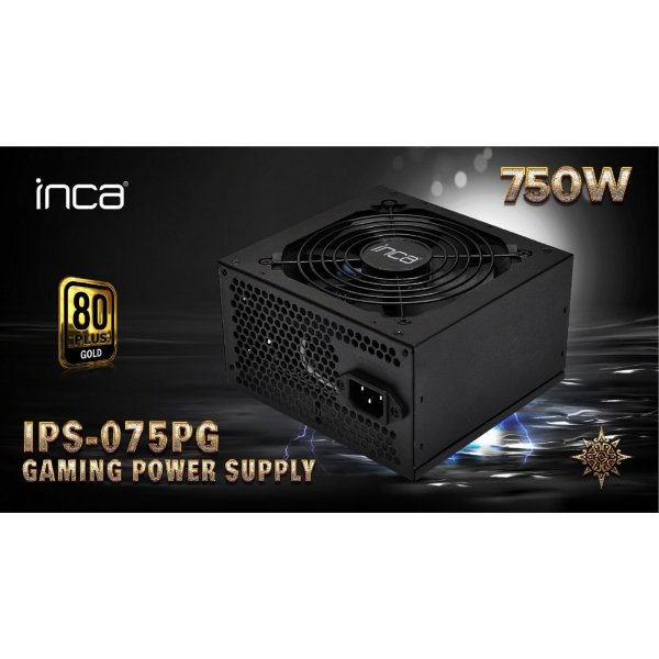 INCA IPS-075PG 80+ GOLD Netzteil für den PC 80 PLUS 750W Leistung