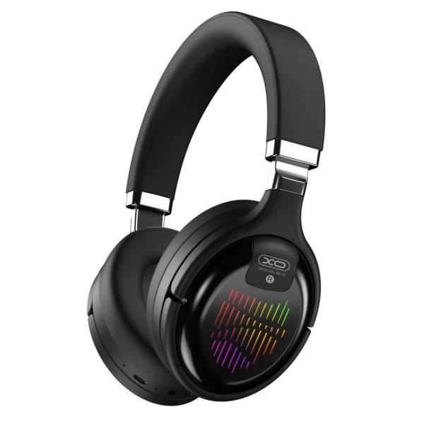 XO Bluetooth Kopfhörer BE18 schwarz 4 h Laufzeit 250 mAh Kabellose Headset mit Mikrofon
