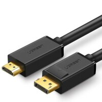 Ugreen Unidirektionales DisplayPort-zu-HDMI-Kabel 4K 30Hz...