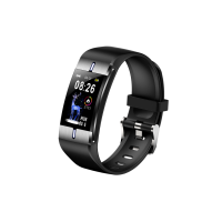 FW34 Silver FitVibe Pro Health and Fitness Monitor Schwarz