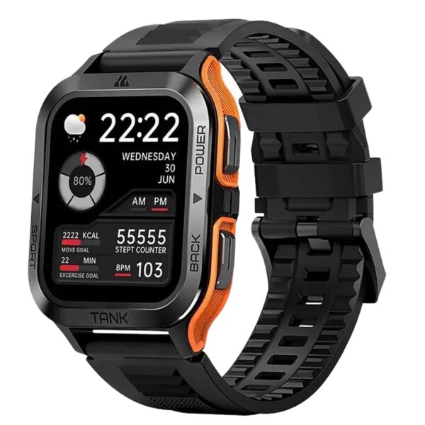 Titan Pro Maxcom Defender Pro Smartwatch Schwarz