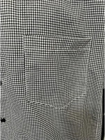 Karo-Kurzarmhemd mit Kentkragen, Größere Größe | Schwarz | 3XL