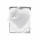 Almina Babydecken-Set mit Herzkissen Zweilagige Babydecke aus Polyester Kreismuster 100x80 cm Grau