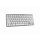 Inca Wireless/kabellose Tastatur IBK-569BT Ultradünn, 10 M Reichweite Silber